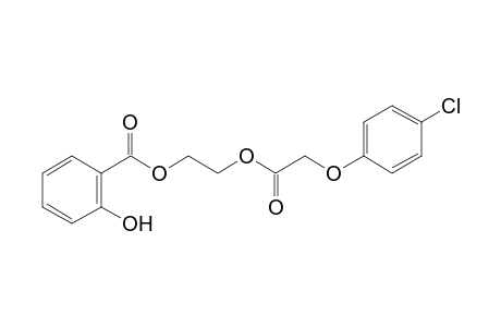 ethylene glycol, (p-chlorophenoxy)acetate salicylate