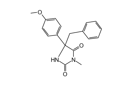 5-BENZYL-5-(p-METHOXYPHENYL)-3-METHYLHYDANTOIN