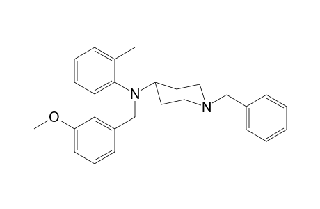 1-Benzyl-N-(3-methoxybenzyl)-N-(2-methylphenyl)-piperidin-4-amine