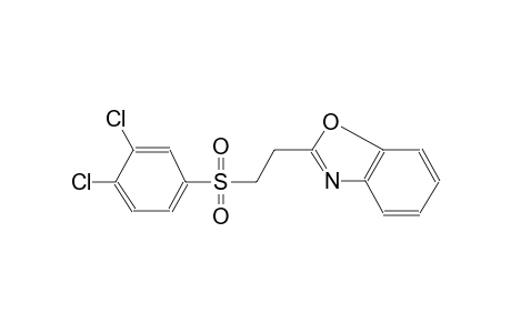 2-(2-[(3,4-Dichlorophenyl)sulfonyl]ethyl)-1,3-benzoxazole