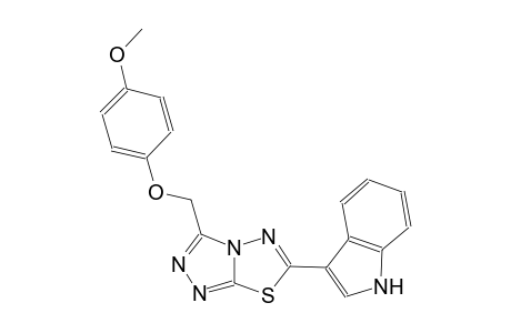 1H-indole, 3-[3-[(4-methoxyphenoxy)methyl][1,2,4]triazolo[3,4-b][1,3,4]thiadiazol-6-yl]-