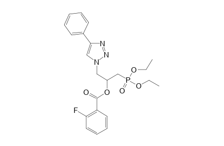 1-(DIETHOXYPHOSPHORYL)-3-(4-PHENYL-1H-1,2,3-TRIAZOL-1-YL)-PROPAN-2-YL-2-FLUOROBENZOATE