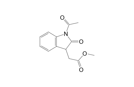 Methyl(1-acetyl-2-oxo-2,3-dihydro-indol-3-yl)acetate