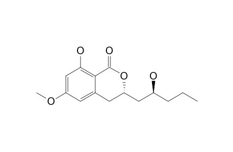 3,4-DIHYDRO-8-HYDROXY-3-(2-HYDROXYPENTYL)-6-METHOXYISOCOUMARIN