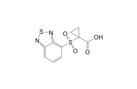 1-(2,1,3-benzothiadiazol-7-ylsulfonyl)cyclopropane-1-carboxylic acid 1-(2,1,3-benzothiadiazol-7-ylsulfonyl)-1-cyclopropanecarboxylic acid 1-piazthiol-4-ylsulfonylcyclopropane-1-carboxylic acid