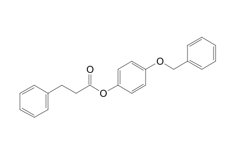 3-Phenylpropionic acid, 4-benzyloxyphenyl ester