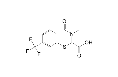 .alpha.-(3'-Trifluoromethylphenylthio)-N-formyl-N-methylglycine