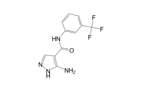 5-Amino-1H-pyrazole-4-carboxylic acid (3-trifluoromethyl-phenyl)-amide