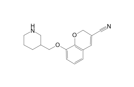 (R,S)-3-[[(3-Cyano-2H-chromen-8-yl)oxy]methyl]piperidine hydrochloride