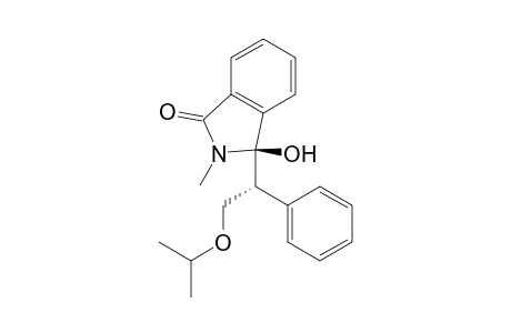 1H-Isoindol-1-one, 2,3-dihydro-3-hydroxy-2-methyl-3-[2-(1-methylethoxy)-1-phenylethyl]-, (R*,R*)-(.+-.)-