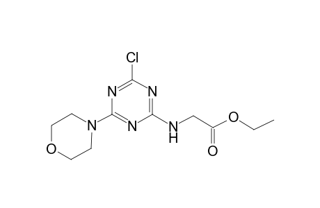 2-[(4-chloro-6-morpholino-s-triazin-2-yl)amino]acetic acid ethyl ester