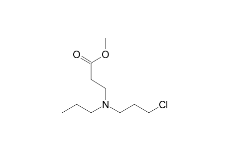 .beta.-alanine, N-(3-chloropropyl)-N-propyl-, methyl ester