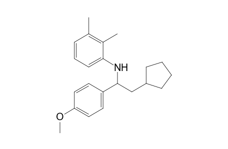 N-[2-cyclopentyl-1-(4-methoxyphenyl)ethyl]-2,3-dimethyl-aniline