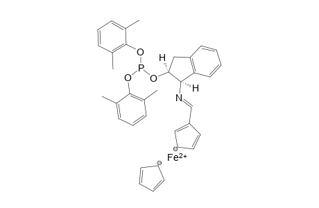Bis(2,6-dimethylphenyl) (1R,2S)-1-(Ferrocenylideneamino)indan-2-yl Phosphite