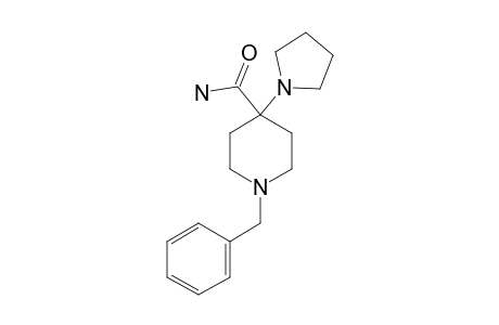 1-BENZYL-4-(1-PYRROLIDINYL)ISONIPECOTAMIDE