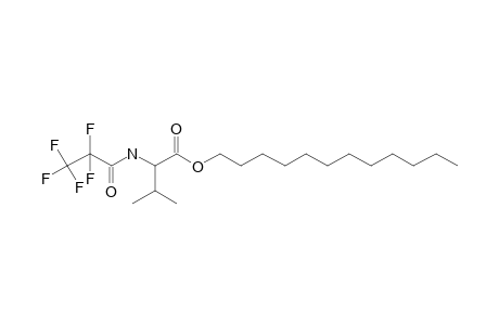 L-Valine, N-pentafluoropropionyl-, dodecyl ester