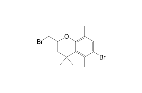 6-Bromo-2-bromomethyl-4,4,5,8-tetramethyl-3,4-dihydro-2H-1-benzopyran