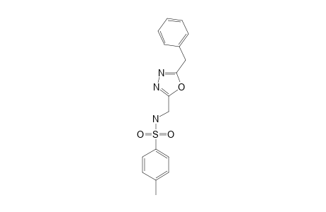 2-(PARA-METHYLPHENYLSULFONYLAMINOMETHYL)-5-BENZYL-1,3,4-OXADIAZOLE