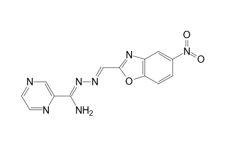 N(1)-{[(5'-Nitro-2'-benzoxazolyl)methylene]amidrazone}-2-pyrazine