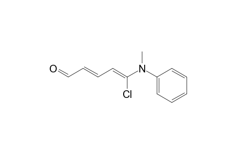 5-Chloro-5-(N-methlanilino)penta-2,4-dienal