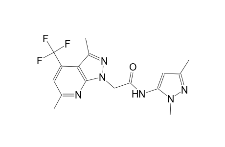 1H-pyrazolo[3,4-b]pyridine-1-acetamide, N-(1,3-dimethyl-1H-pyrazol-5-yl)-3,6-dimethyl-4-(trifluoromethyl)-