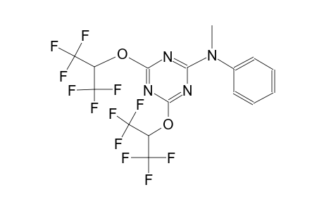 1,3,5-triazin-2-amine, N-methyl-N-phenyl-4,6-bis[2,2,2-trifluoro-1-(trifluoromethyl)ethoxy]-