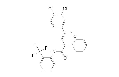 2-(3,4-dichlorophenyl)-N-[2-(trifluoromethyl)phenyl]-4-quinolinecarboxamide