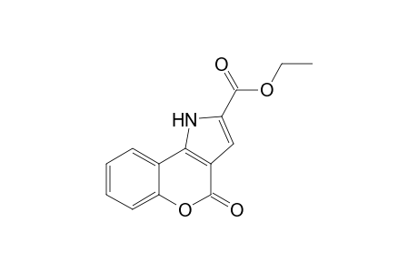 Ethyl [1]benzopyrano[4,3-b]pyrrol-4(1H)-one-2-carboxylate