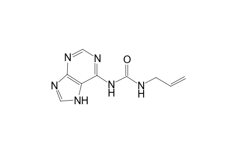 Urea, N-2-propenyl-N'-1H-purin-6-yl-