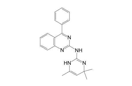 (4-phenylquinazolin-2-yl)-(4,4,6-trimethyl-1H-pyrimidin-2-yl)amine