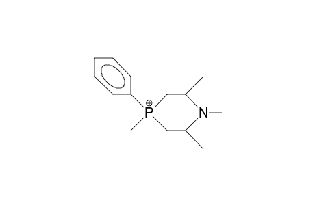 1,2,4,6-Tetramethyl-4-phenyl-1-azaphosphorinanium cation(ph eq)