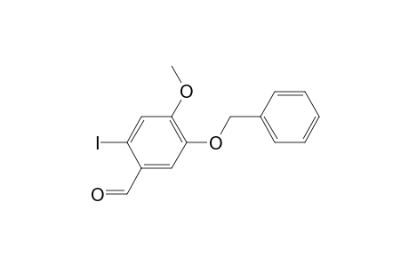 2-iodanyl-4-methoxy-5-phenylmethoxy-benzaldehyde