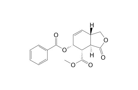 4-Isobenzofurancarboxylic acid, 5-(benzoyloxy)-1,3,3a,4,5,7a-hexahydro-3-oxo-, methyl ester, (3a.alpha.,4.alpha.,5.alpha.,7a.beta.)-(.+-.)-