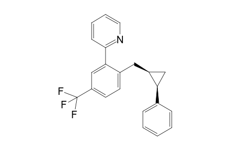 2-{5-Trifluoromethyl-2-[(cis-2-phenylcyclopropyl)methyl]phenyl}-pyridine