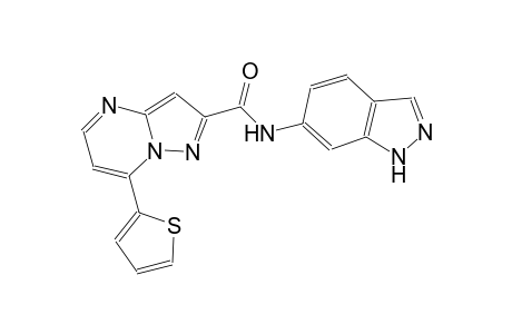 N-(1H-indazol-6-yl)-7-(2-thienyl)pyrazolo[1,5-a]pyrimidine-2-carboxamide
