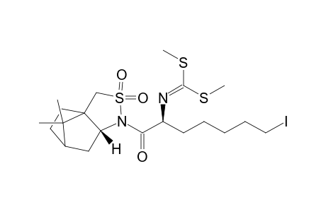 (2R)-N-{(2S)-2-{[bis(Methylthio)methylidene]amino}-7-iodoheptan-1-oyl}-bornane-10,2-sultam