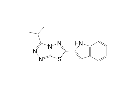 1H-indole, 2-[3-(1-methylethyl)[1,2,4]triazolo[3,4-b][1,3,4]thiadiazol-6-yl]-