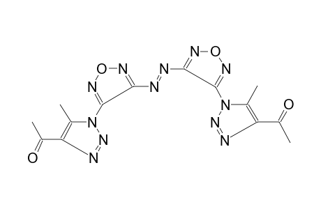 ethanone, 1-[1-[4-[(E)-[4-(4-acetyl-5-methyl-1H-1,2,3-triazol-1-yl)-1,2,5-oxadiazol-3-yl]azo]-1,2,5-oxadiazol-3-yl]-5-methyl-1H-1,2,3-triazol-4-yl]-
