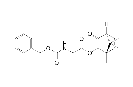 (1S,4S)-Benzyloxycarbonylaminoacetic acid 1,7,7-trimethyl-3-oxobicyclo[2.2.1]hept-2-yl Ester