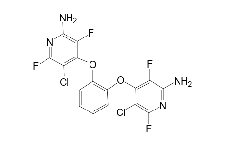 4-[2-(2-amino-5-chloro-3,6-difluoropyridin-4-yl)oxyphenoxy]-5-chloro-3,6-difluoropyridin-2-amine