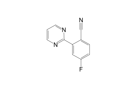 4-Fluoro-2-(pyrimidin-2-yl)benzonitrile