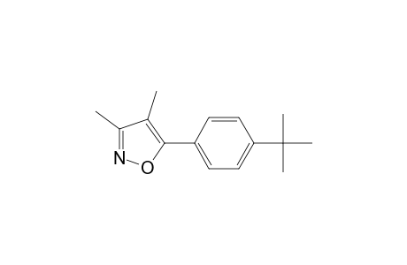 Isoxazole, 5-[4-(1,1-dimethylethyl)phenyl]-3,4-dimethyl-