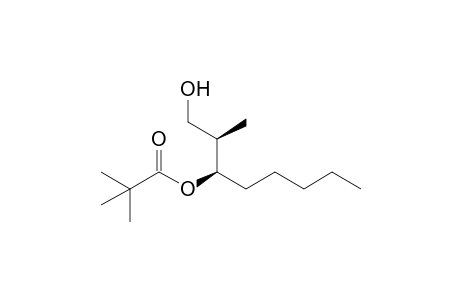 (2R,3R)-3-(tert-Butylcarbonyloxy)-2-methyloctan-1-ol