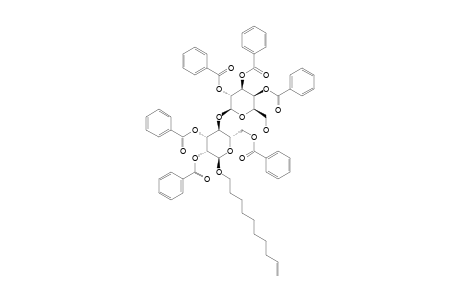 DEC-9-ENYL-2,3,6-TRI-O-BENZOYL-4-O-(2,3,4-TRI-O-BENZOYL-beta-D-GALAKTOPYRANOSYL)-alpha-D-MANNOPYRANOSE