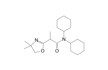 N,N-Dicyclohexyl-2-(4,5-dihydro-4,4-dimethyloxazol-2-yl)propanamide