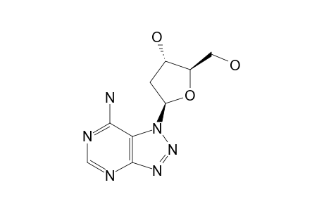 7-AMINO-1-(2'-DEOXY-BETA-D-ERYTHRO-PENTOFURANOSYL)-1H-1,2,3-TRIAZOLO-[4,5-D]-PYRIMIDINE