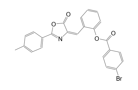 benzoic acid, 4-bromo-, 2-[(E)-(2-(4-methylphenyl)-5-oxo-4(5H)-oxazolylidene)methyl]phenyl ester