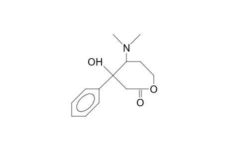 5-Dimethylamino-4-hydroxy-4-phenyl-1-oxa-cycloheptan-2-one