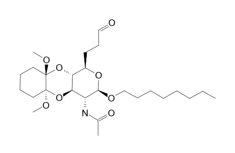 OCTYL-2-ACETAMIDO-2,6,7-TRIDEOXY-3,4-O-[(1'S,2'S)-DIMETHOXYCYCLOHEXYLIDENE]-BETA-D-GLUCOOCTDIALDO-1,5-PYRANOSIDE