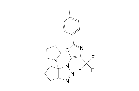 4-[2-(4-METHYLPHENYL)-4-TRIFLUOROMETHYL-5-(1-PYRROLIDINYL)-2,3,4-TRIAZABICYCLO-[3.3.0]-OCT-2-ENE